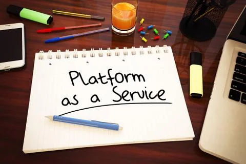 Platform as a Service Stock Illustration
