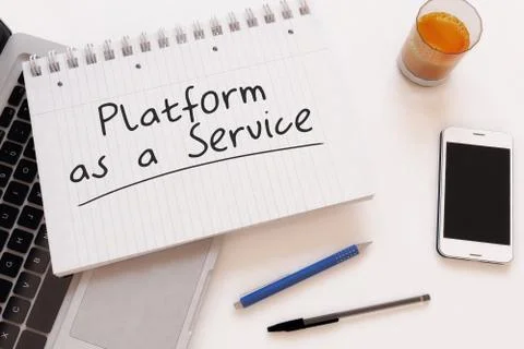 Platform as a Service Stock Illustration