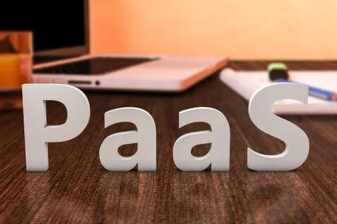 Platform as a Service Stock Illustration