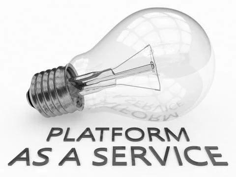 Platform as a Service Stock Illustration