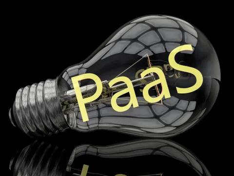 Platform as a Service Stock Illustration