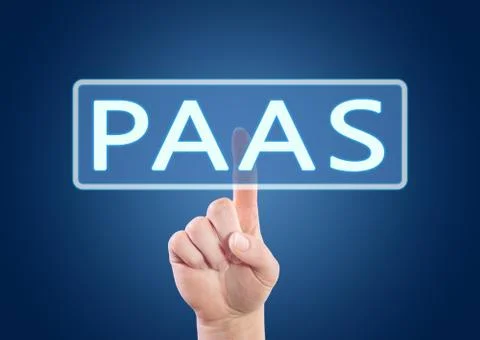 Platform as a Service Stock Illustration