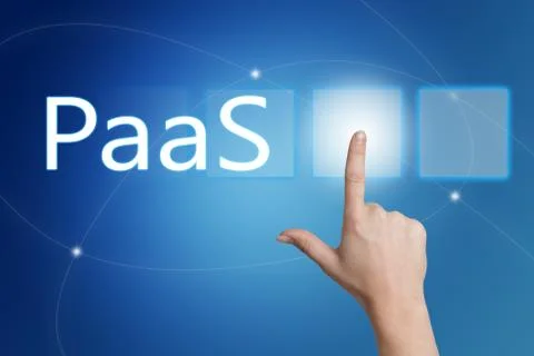 Platform as a Service Stock Illustration