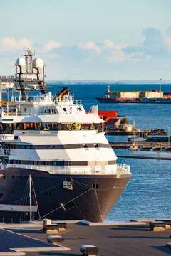 Platform supply vessel Foto stock
