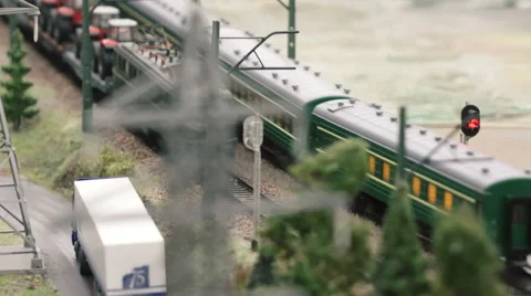Platform with tractors and fuel tanks Stock Footage