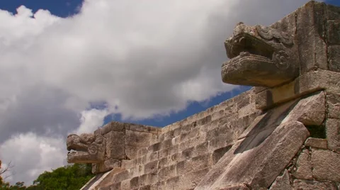 Platform of Venus in Chichen Itza Stock Footage 61085247