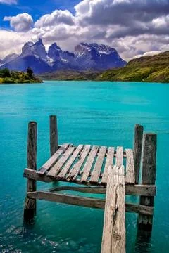 Platform with a view Foto stock