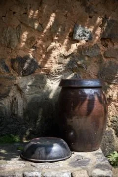 Platform for crocks Stock Photos