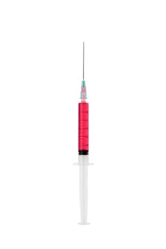 Platic syringe Stock Photos
