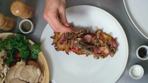 Plating dish Stock Footage 236987566