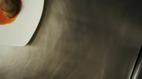 Plating Spinach Stock Footage 12282933