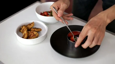 Plating Strawnerry Stock Footage 73079891