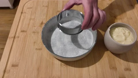 Plating Truffle Mashed Potato Video stock 347907077