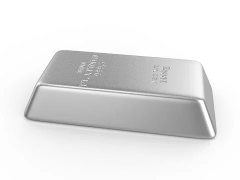 Platinum bar Stock Photos