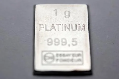 Platinum bar Stock Photos