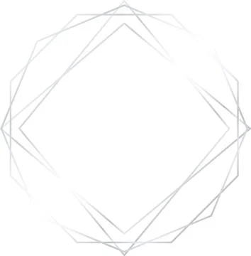 Platinum Gradient Border Stock Illustration