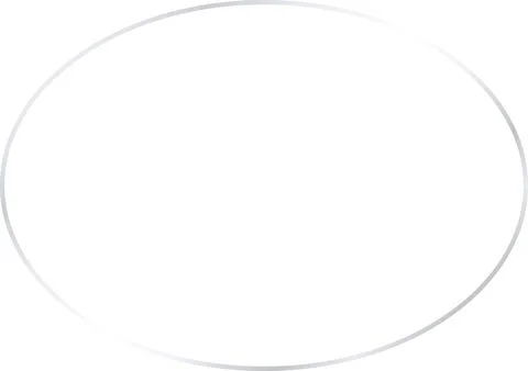 Platinum Gradient oval Border Stock Illustration
