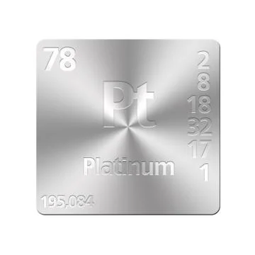 Platinum. Stock Illustration