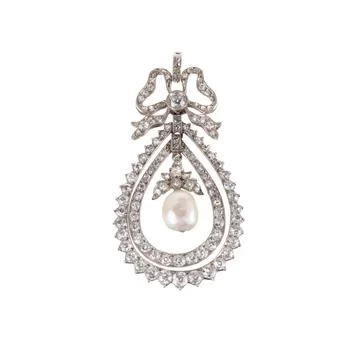 Platinum pendant Stock Photos