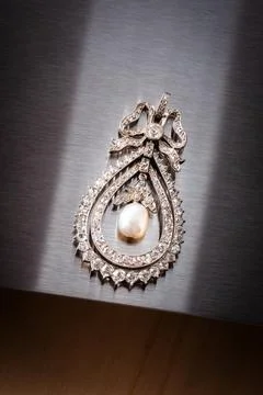 Platinum pendant Stock Photos