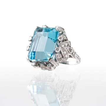 Platinum ring Stock Photos