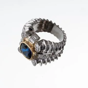 Platinum ring Foto stock