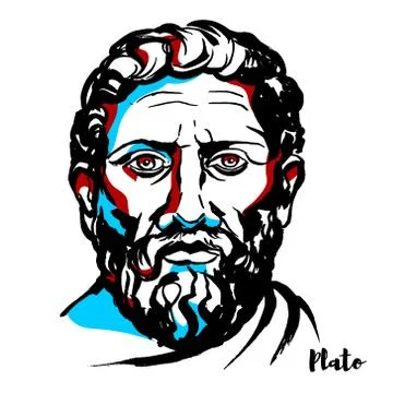 Plato Stock Illustration