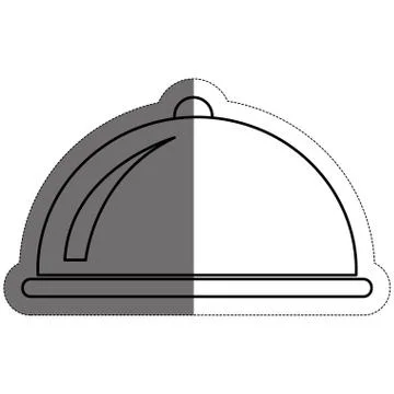 Platter icon image Stock Illustration