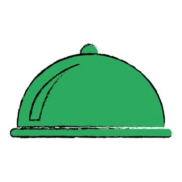 Platter icon image Stock Illustration