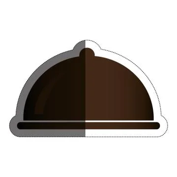 Platter icon image Stock Illustration