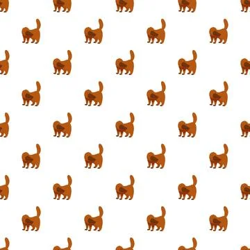 Platypus animal cartoon repeating pattern design illustration イラスト素材