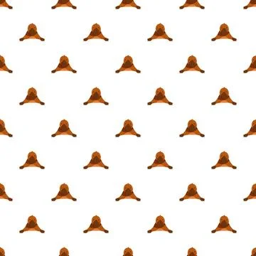 Platypus animal cartoon repeating pattern background Illustrazione stock