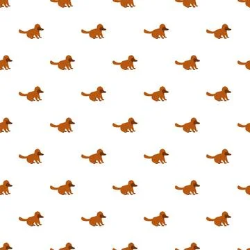 Platypus animal seamless pattern repeating illustration background Stock Illustration