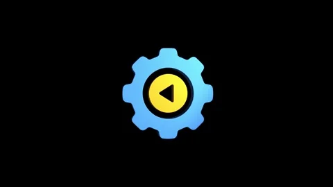 Play 3D rendering rotating gear mechanism wheel for teamwork success and te.. 스톡 동영상 313465703