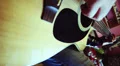 Play Acoustic Guitar HD Footage