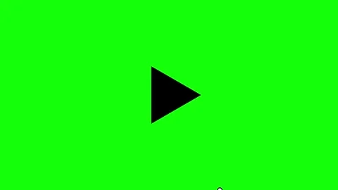 Play and pause button symbol with green screen 스톡 동영상 306775203