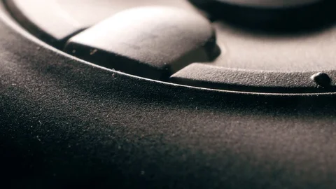 Play and rewind buttons in macro Stock Footage 118597010