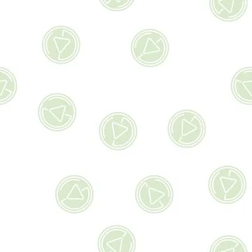 Play arrow glyph seamless pattern Stock Illustration