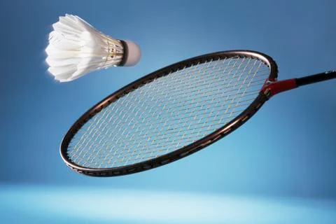 Play badminton Stock-Fotos