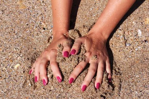 Play on the Beach Stock Photos