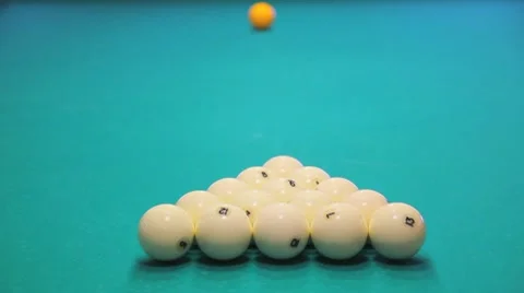 Play billiards Stock Footage 8732879