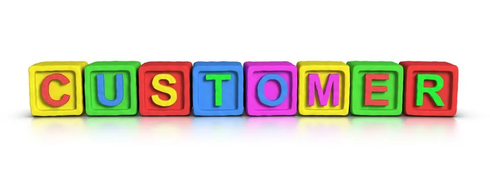 Play blocks : customer Stock Illustration