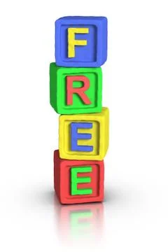 Play blocks : free Stock Illustration