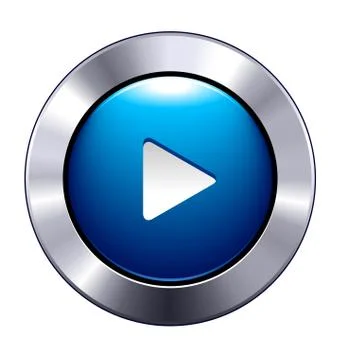 Play Button App Icon Stock Illustration