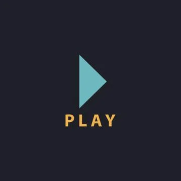 Play button computer symbol 스톡 일러스트