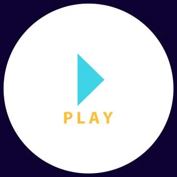 Play button computer symbol Stock Illustration