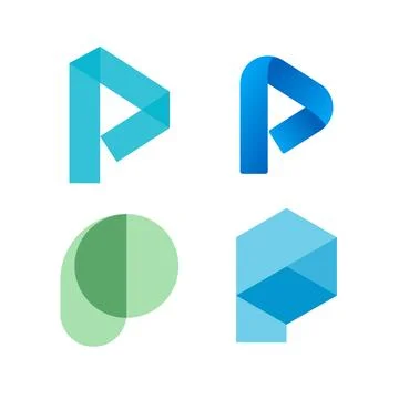Play button, flat vector logo concept. Payment technology, geometric modern Stock Illustration