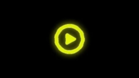 Play button icon animation on circle. Video play button icon concept . play.. Stock Footage 305166613