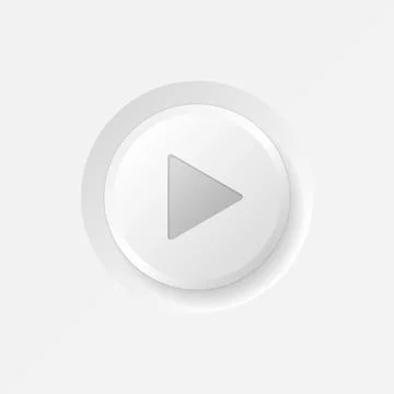 Play button icon in flat style. Media player vector illustration on isolate.. Stock Illustration