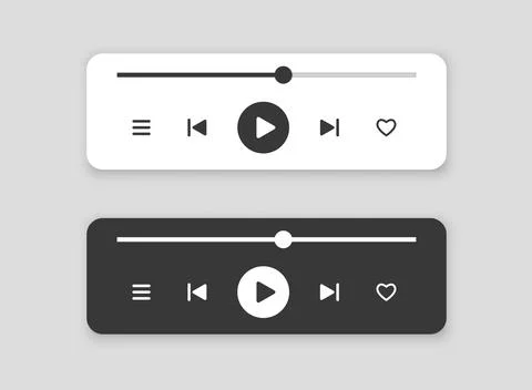 Play button icon in flat style. Music player vector illustration on isolate.. Stock Illustration